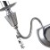 Wall lamp STILFORT 1053/09/02W Grace, 2x40W, E14, 215x215x310 mm, chromium color