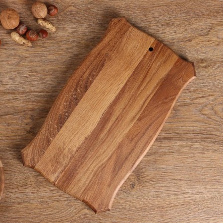 Defense and serving "East" board, array of oak, 200x340x24 mm-8