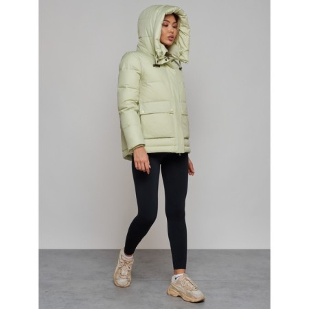 Winter Winter jacket, size 48, light green color-6