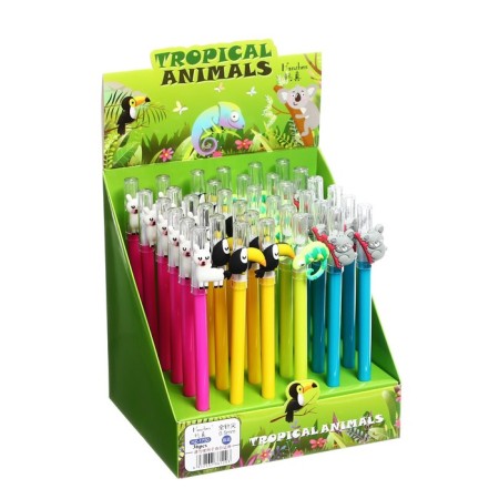 Gel Gel Prirkok "Tropical inhabitants", mix-4