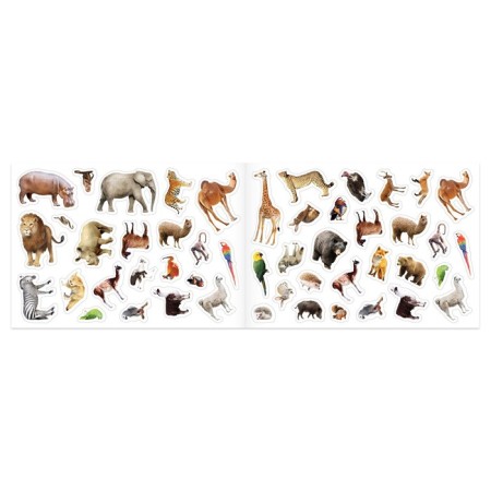 100 stickers "Zoo", 12 p.-2