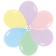 Shar Latex 5 ", water bombs, makaruns, pastel, set of 100 pcs., Mix