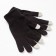 Male gloves, black color, size 22