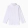 Turtleneck for a boy, white color, height 116 cm