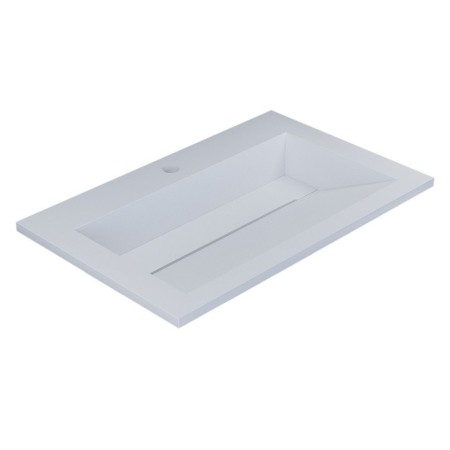 Walked shells Uperwood Next 70 cm, rectangular, white-4