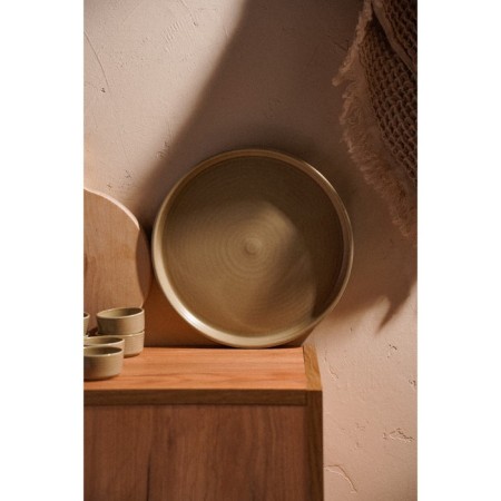 Porcelain dining plot Sl Home "Sandy Breeze", D = 26 cm, beige color-7