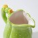 Ceramic curamic jug, 1 l, green color