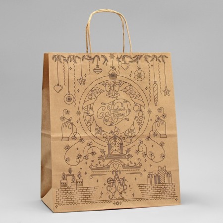 Crafts "Happy New Year", 24 x 28 x 14 cm, new year-1