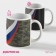Homeleon mug of the ceramic share "I serve the Fatherland", 350 ml ㅤ