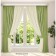 Set of curtains "Canvas", size 200x260 cm, 2 pcs, olive color, milk