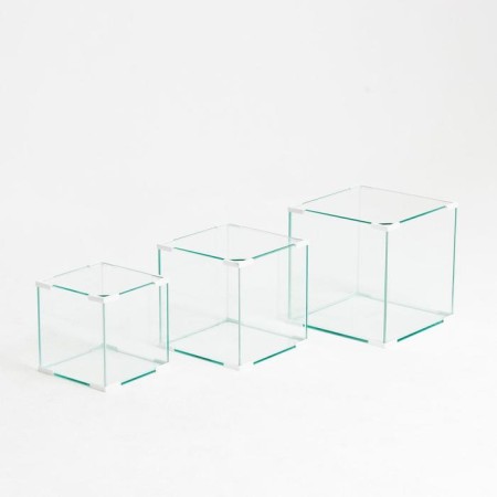 Aquariums Kube Cube "Matryoshka", 16 l, 27 l, 43 l, white corners