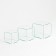 Aquariums Kube Cube "Matryoshka", 16 l, 27 l, 43 l, white corners