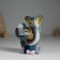Piglite Polystone "Dark Snake on the Tower" 7x6.5x10.3 cm