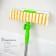 Okloma with a telescopic steel handle and a share of the share, 25 × 64 (93) cm, microfiber