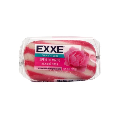 Cream+Soap Exxe 1+1 "Delicate Pion" Pink striped, 80 g-3