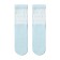Extended women's socks with a transparent top Contte Elegant Fantasy, size 23-25, Light Blue Color