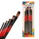 A set of brushes nylon 5 pieces, rounded, flat
