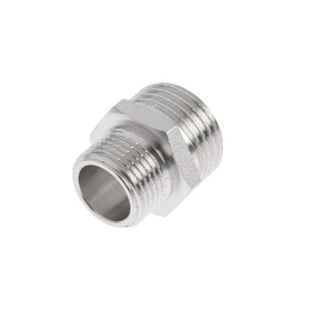 Nipple of transitional STI, 1/2 "x3/8", nickelized brass-2
