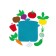 Game-designer "Vegetable Assortment", with a gaming field, 10 details
