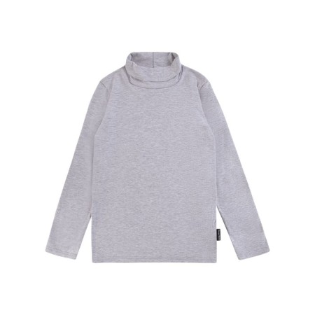 Turtleneck for boys, height 152 cm, color gray melange-1