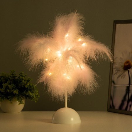 Nightlight "Tenderness" LED 3W from AA batteries Pink 27x27x30 cm Risalux-2