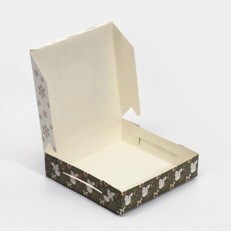 Folding box "New Year's chic", 14 x 14 x 3.5 cm, New Year-5