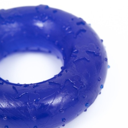 Chewing toy "Ring" Transparent, PP, 6.7 x 2 cm, dark blue-2