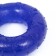 Chewing toy "Ring" Transparent, PP, 6.7 x 2 cm, dark blue