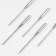 Needles for household sewing machines, universal, No. 70/10
