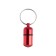 Address - capsule for a note, 2.2 x 1.3 cm, burgundy