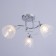 Chandelier "Nora" 3x60W E27 chrome 52x52x26cm