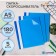 A set of folders-checkers 5pcs. Calligrata, A5, 180MKM, with a blue transparent top