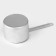 Aluminum bucket, 500 ml, metal handle, metal cover