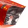 Gift, metallized package, "stars" red 17x25 cm, 20 microns 10pcs set