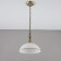Suspended Citilux "Adriana" CL405213, 30x30x33 cm, 1x75W, E27, brown color