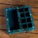 Box for 8 sweets + chocolate, with a window, "snowflakes", 17.7 x 17.85 x 3.85 cm