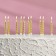 Candles in the cake "Spiral", 10 pcs, medium, 5 cm, gold metallic