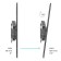 Black Black 55 "-100" Max.75kg wall tilt