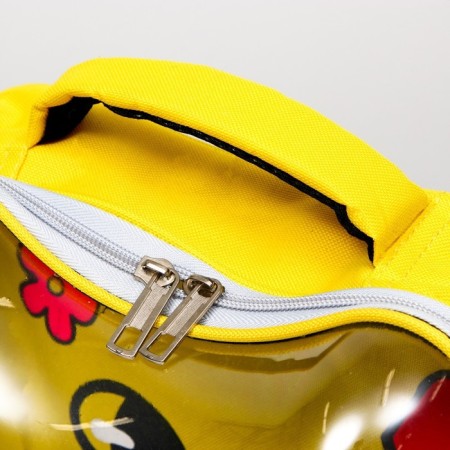 A backpack for carrying animals "cat", transparent, 34 x 25 x 40 cm, yellow-5
