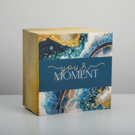 Confectionery box, packaging, “fluid” 30 x 30 x 19 cm