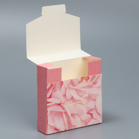 Box a gift folding envelope, packaging, "roses", 15 x 15 x 4 cm-4