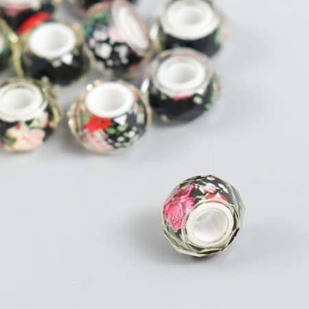 Busina for creativity plastic "Lill - Roses" 1.3x1.3x0.8 cm-1