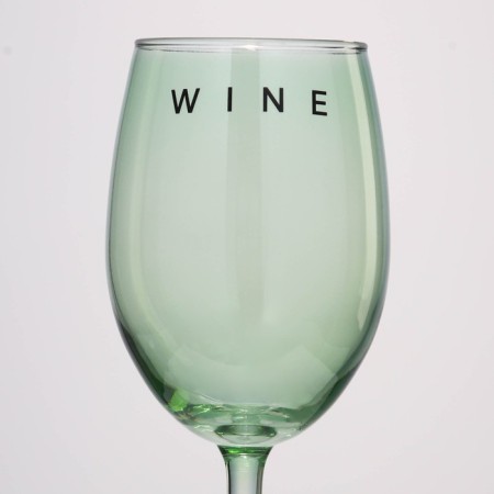 Wine glass "Wine", 360 ml, green-2