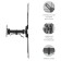 Wall bracket for LED/LCD TVs Kromax Corbel-6