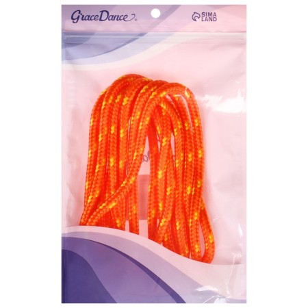 Crap for rhythmic gymnastics Grace Dance, 3 m, pink/yellow color-3