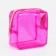 Lightning cosmetic bag, raspberry color