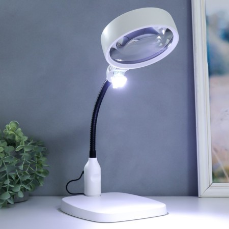 Lamp-lupa x10 for LEDX6 creativity from the Linza network d = 12 cm