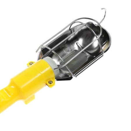 A portable Luazon Lighting lamp with a switch under the lamp E27, 10 meters, yellow-1