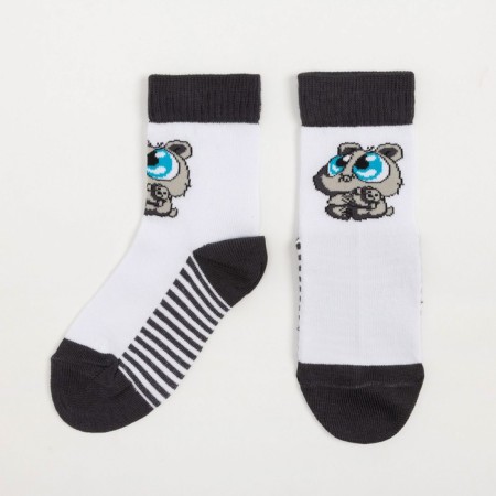 Nosk children's “Bear with big eyes”, white color, size 16-18-2