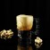 Glass mug for beer "Skull. Halloween ", 500 ml